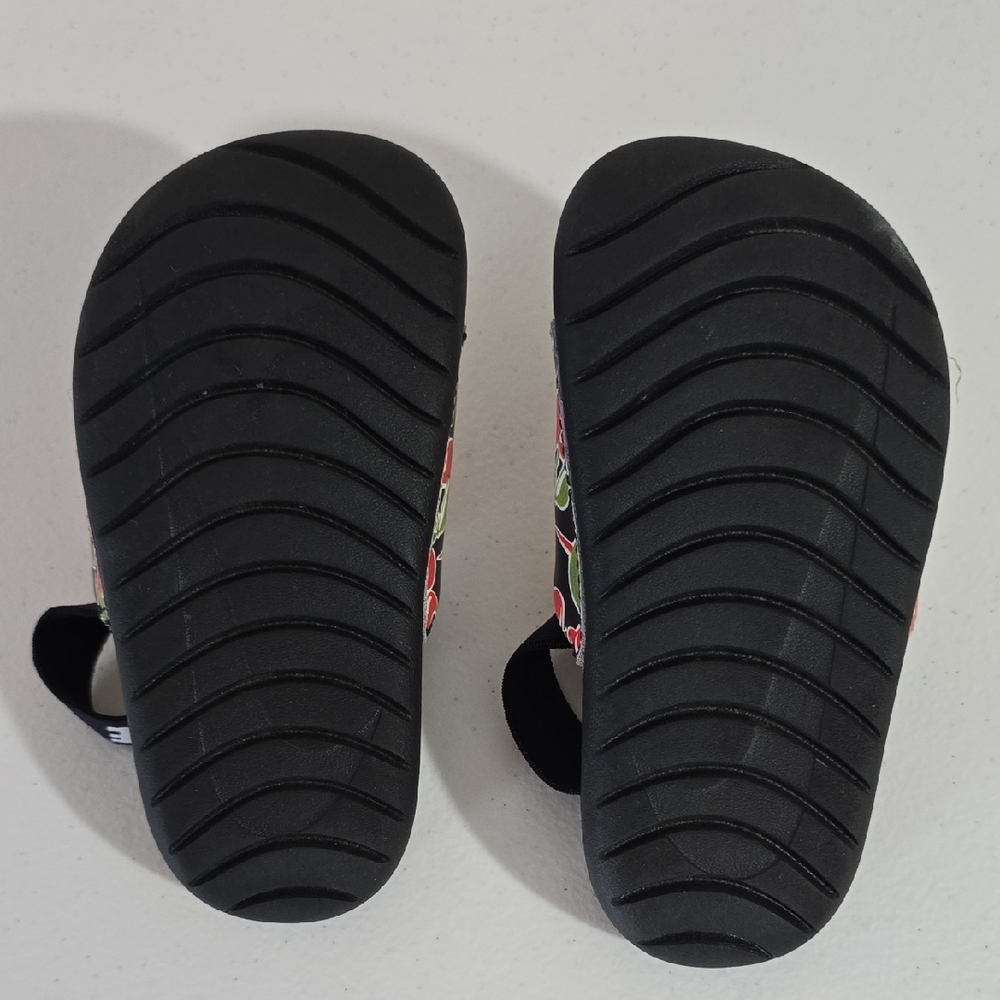 Nike Kids Cherry Print Sandals - Black and Red - Picture 4 of 7